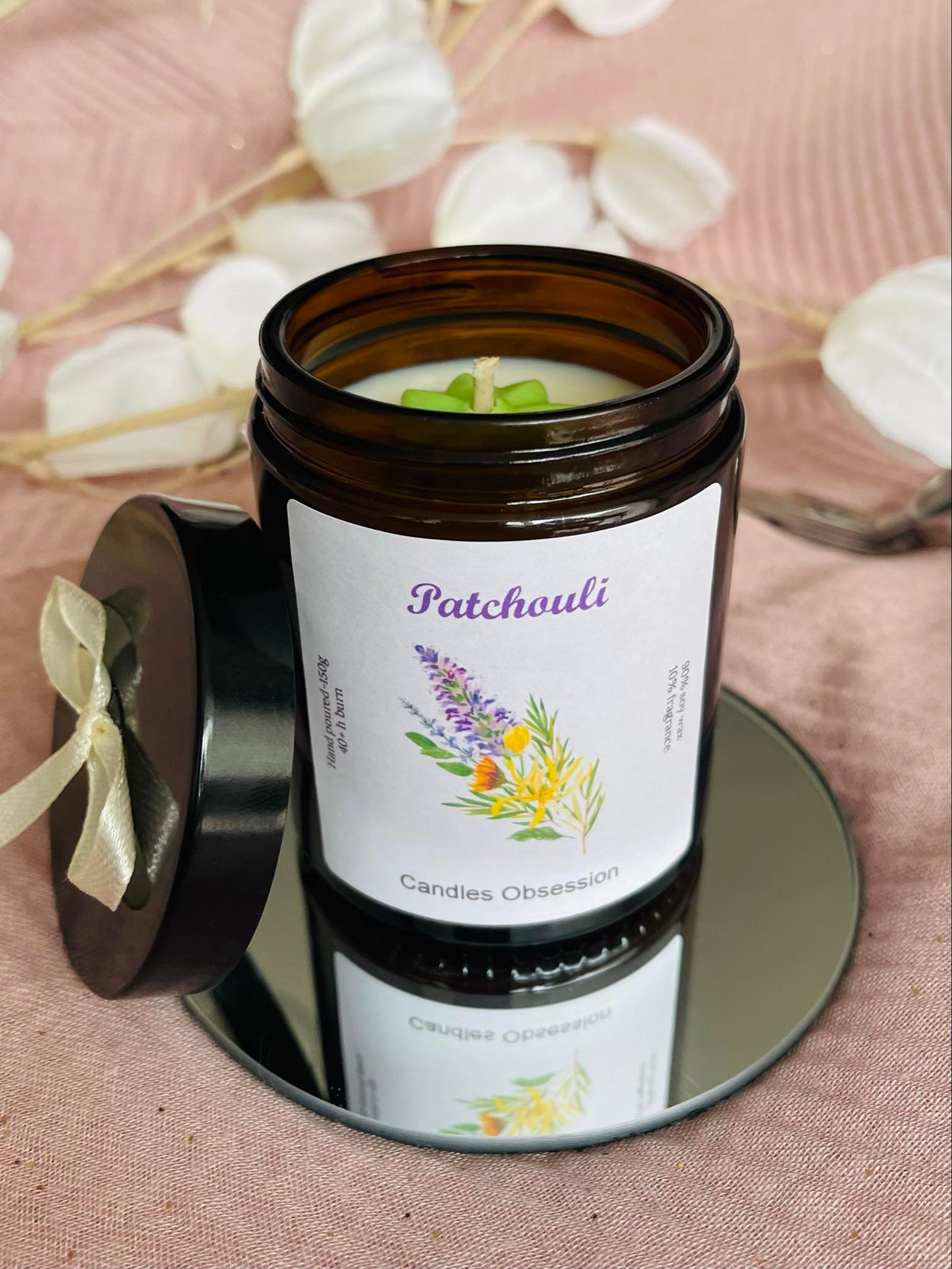 Patchouli Glass Candle