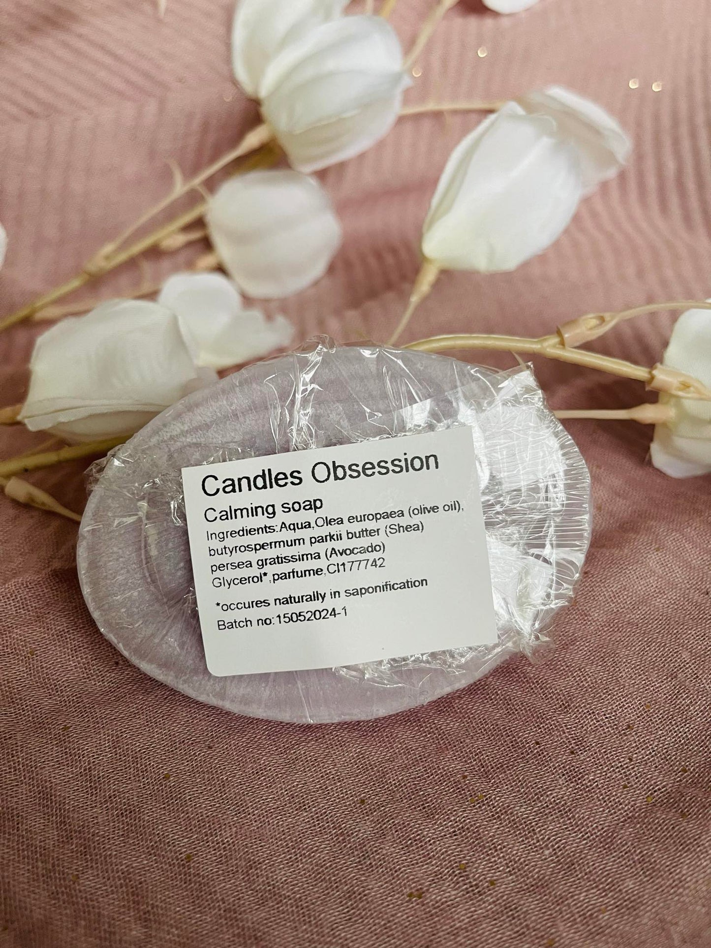 Artisanal Organic Soap:Calming (Lavender)