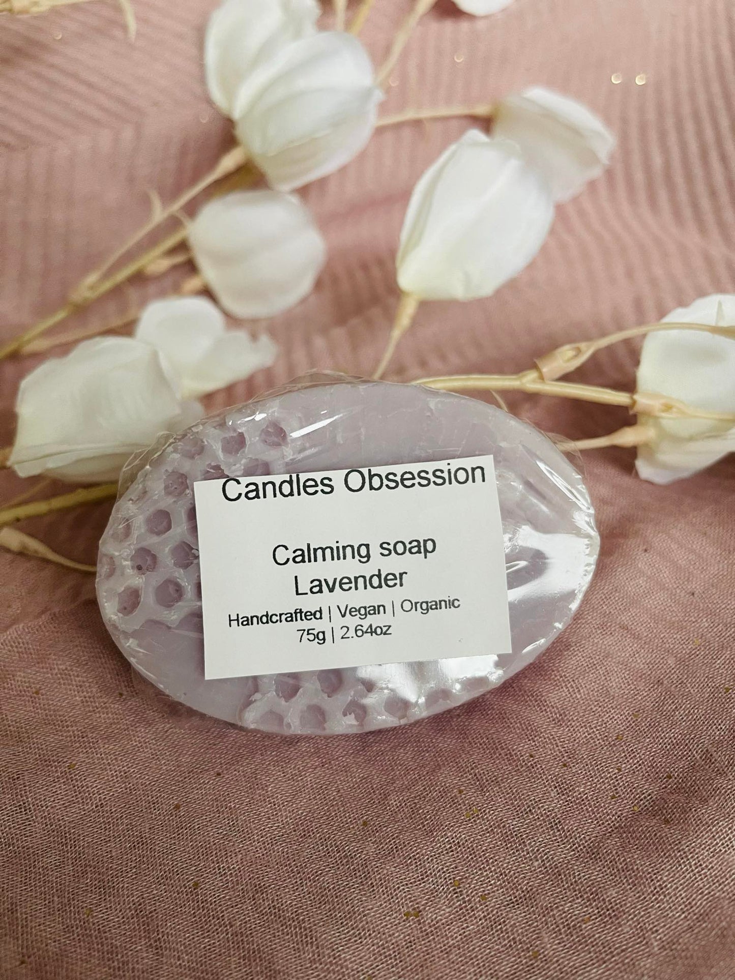 Artisanal Organic Soap:Calming (Lavender)