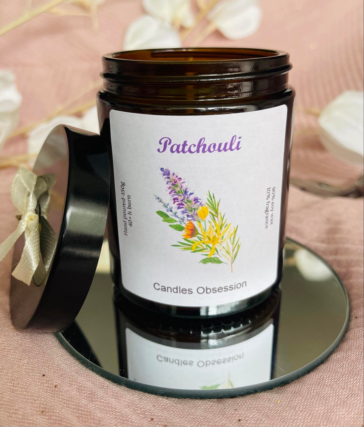 Patchouli Glass Candle