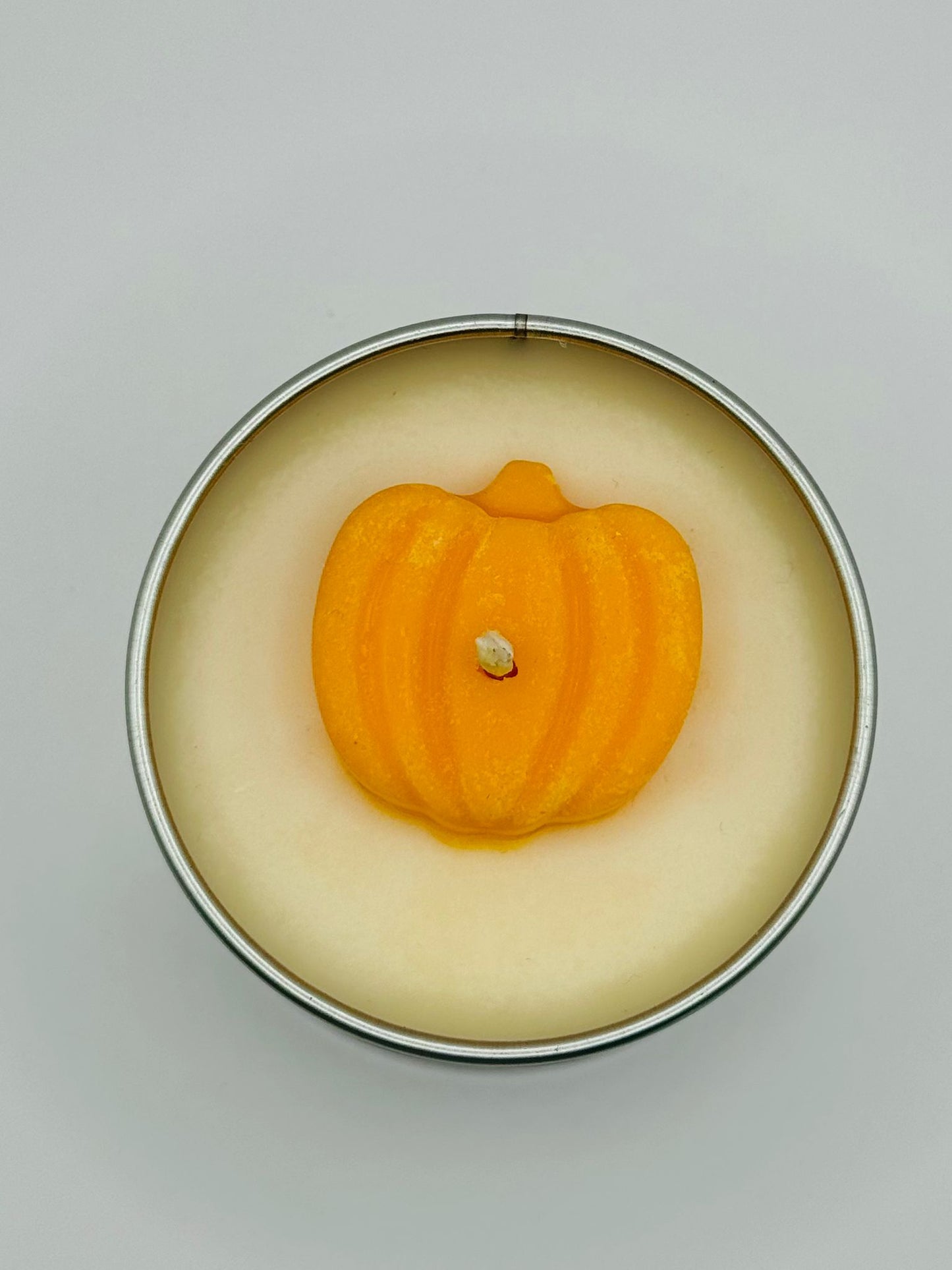 Pumpkin spice latte tin candle