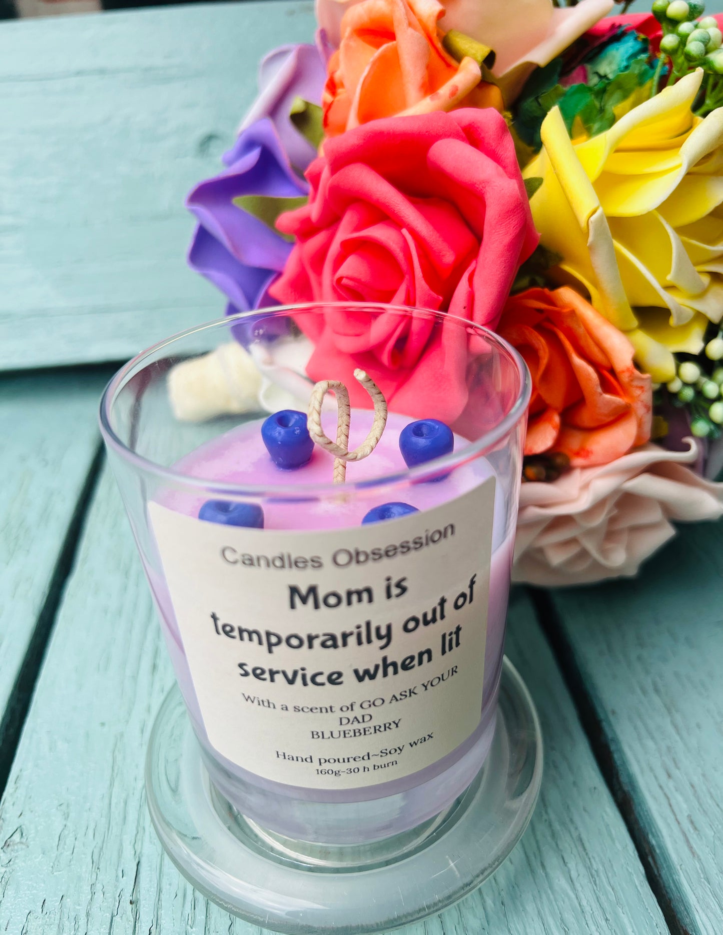 Busy mom candle