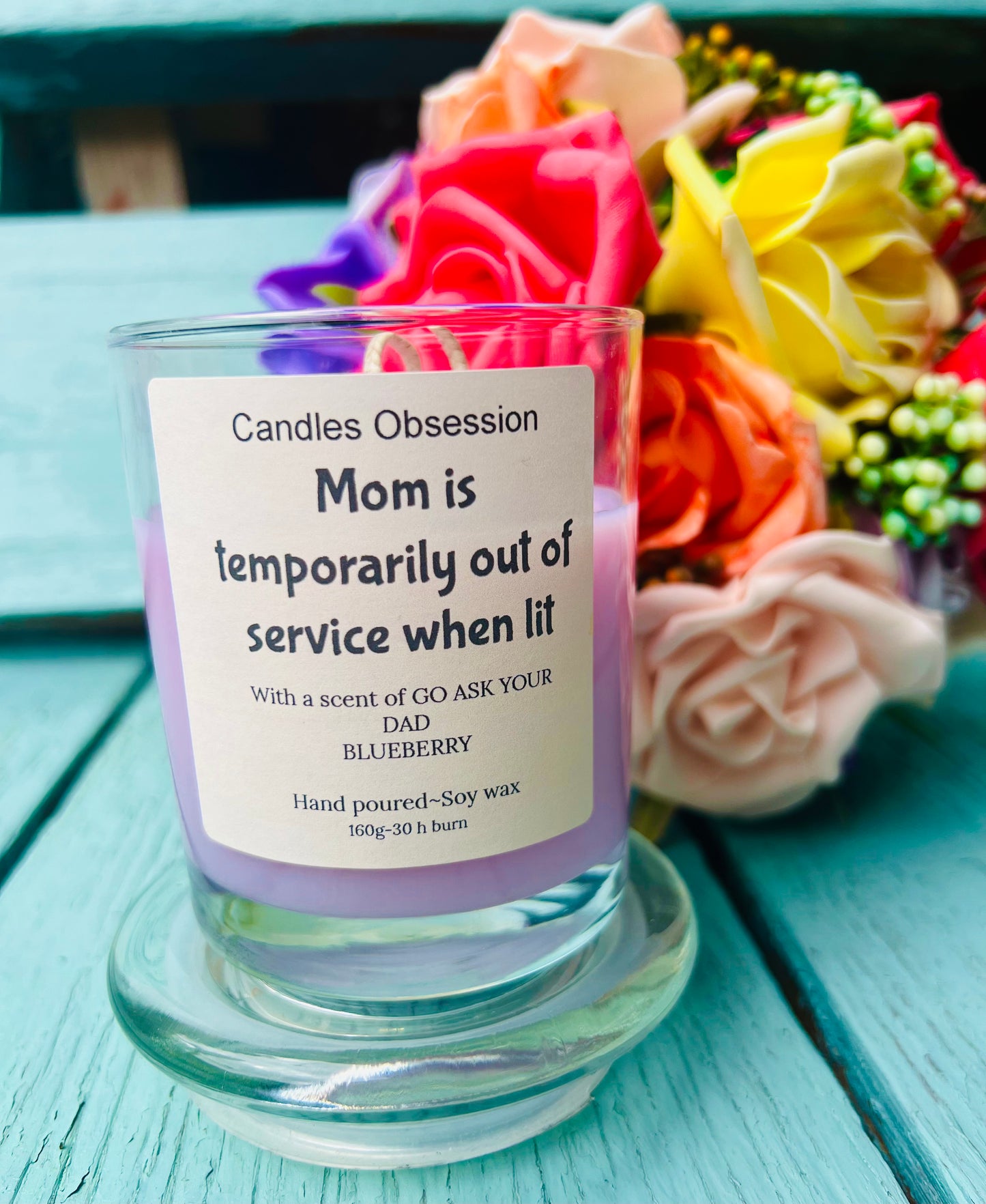 Busy mom candle