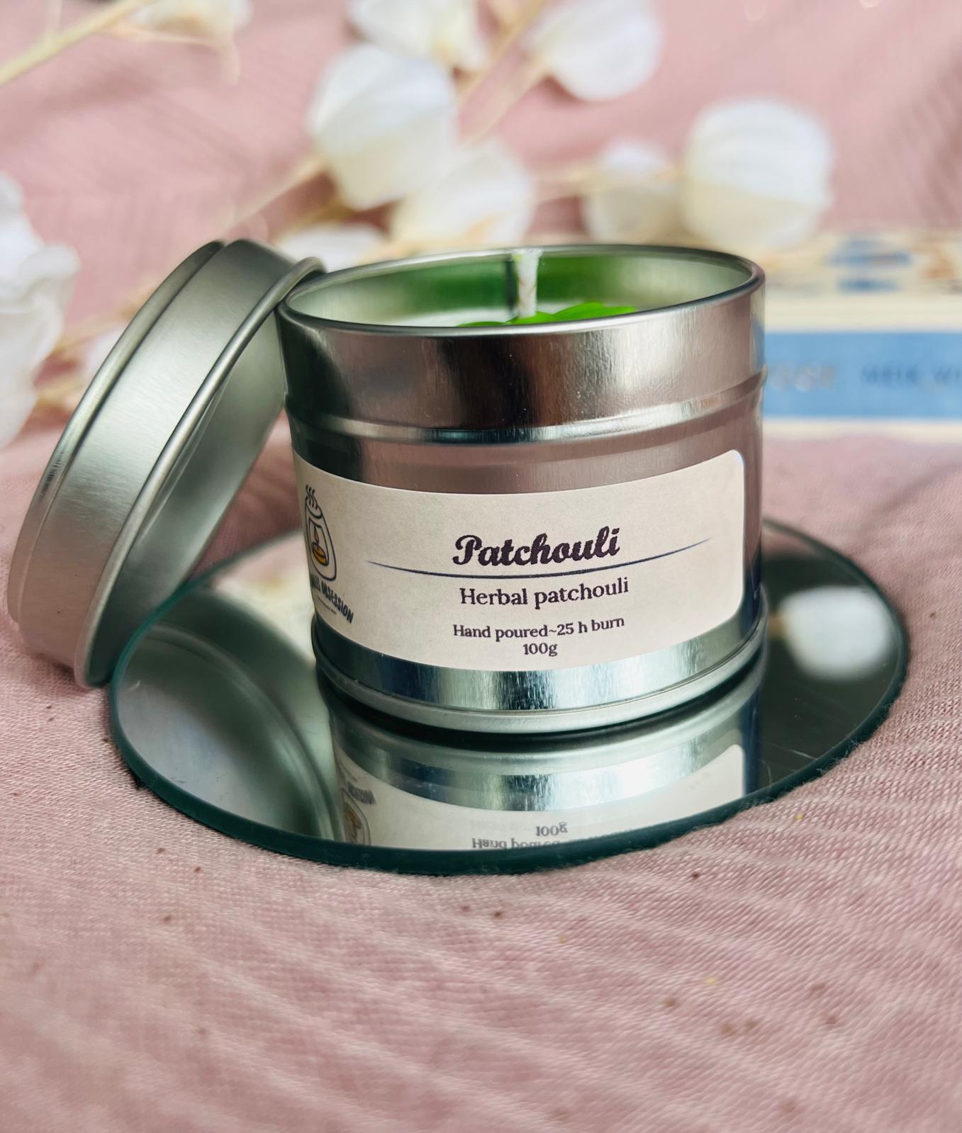 Patchouli Tin Candle