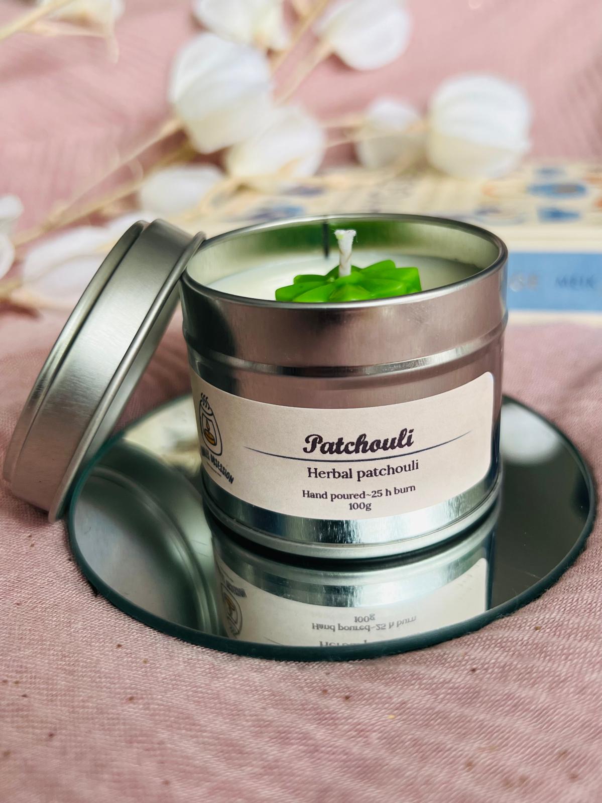 Patchouli Tin Candle