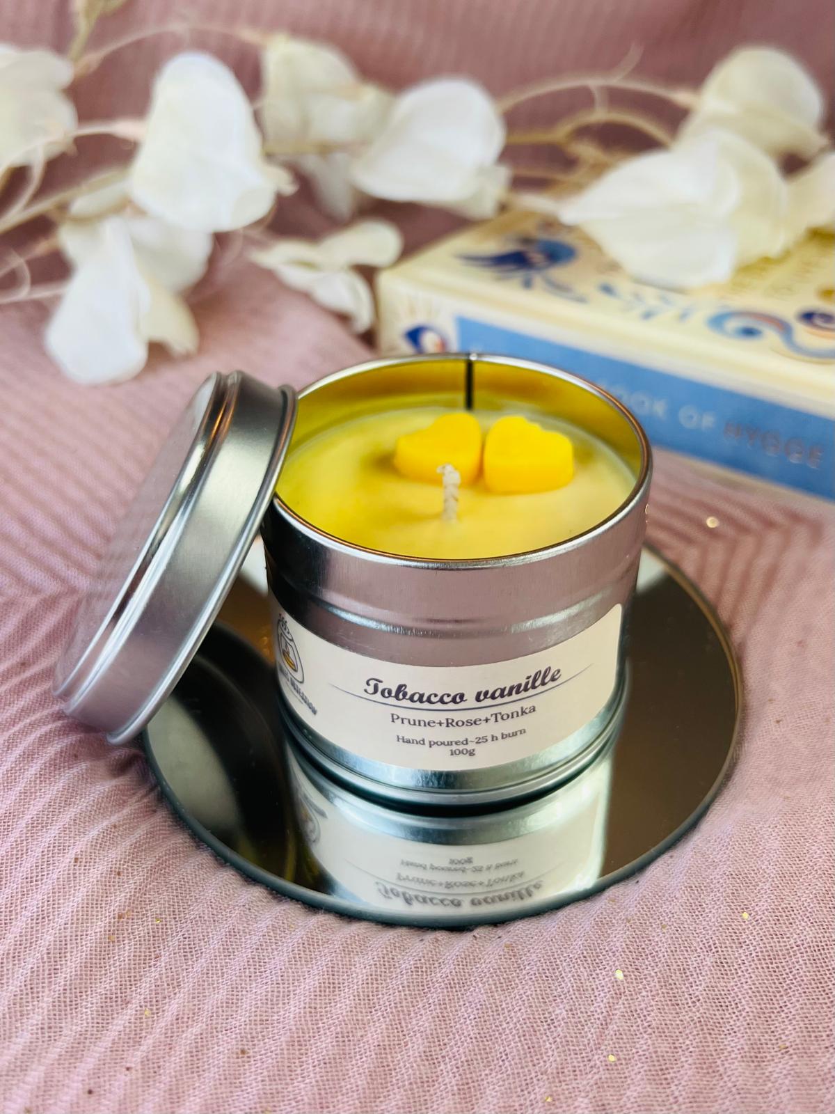 Tobacco Vanille Tin Candle