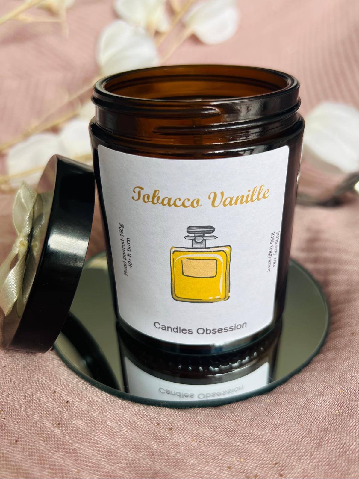 Tobacco Vanille Glass Candle