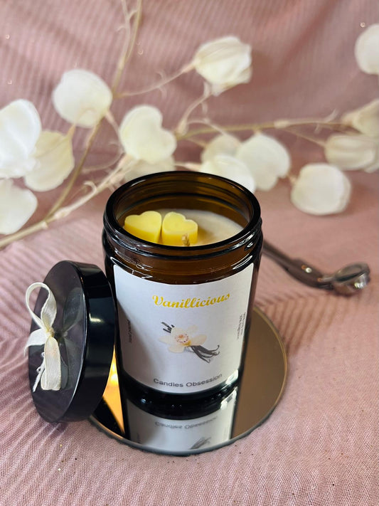 Vanillicious Glass Candle